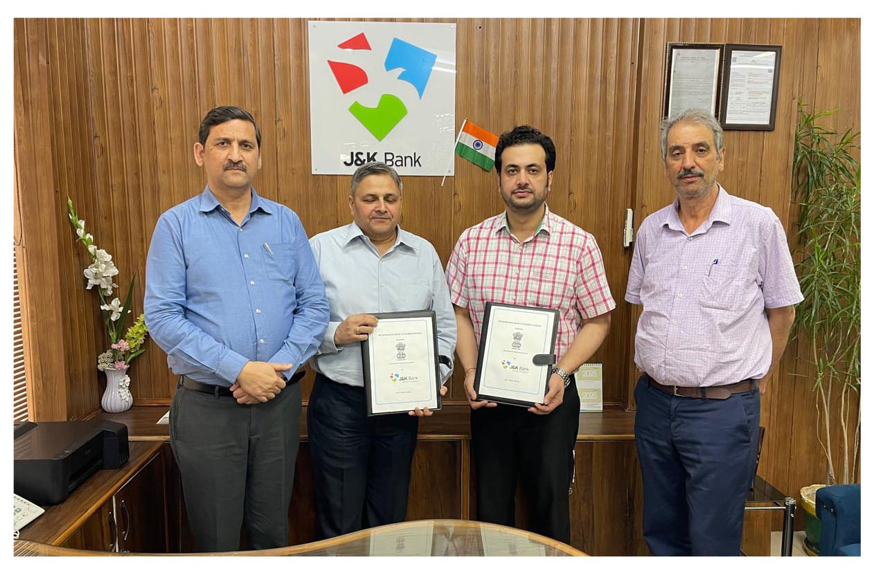 J&K Bank renews MoU with J&K Government to deliver enhanced financial services to government employees