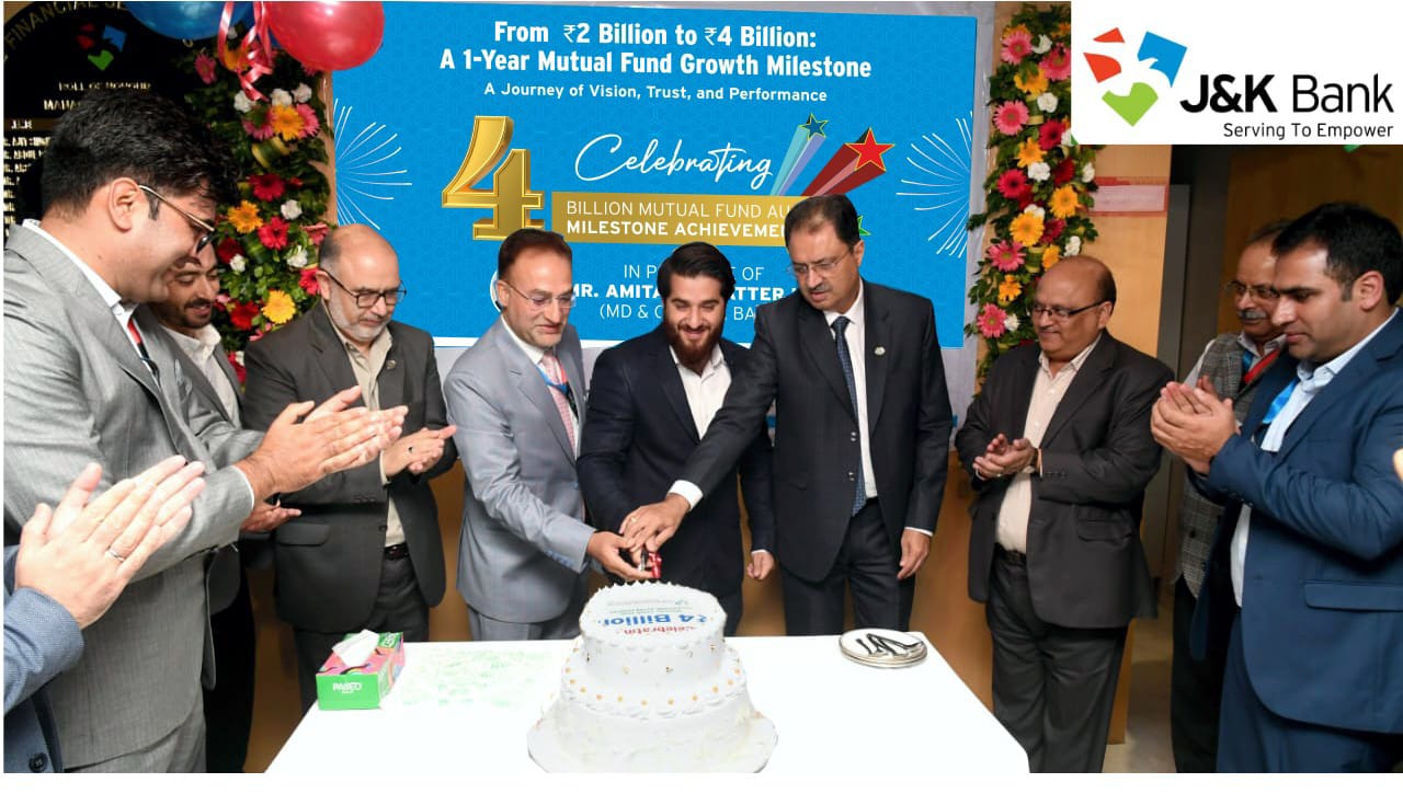JKB Financial Services crosses Rs 400 Cr milestone in Mutual Fund Asset Management J&K Bank MD & CEO hails JKBFSL as a key growth catalyst