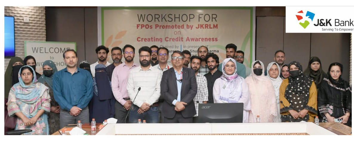 J&K Bank holds capacity building workshop for FPOs under Umeed Project