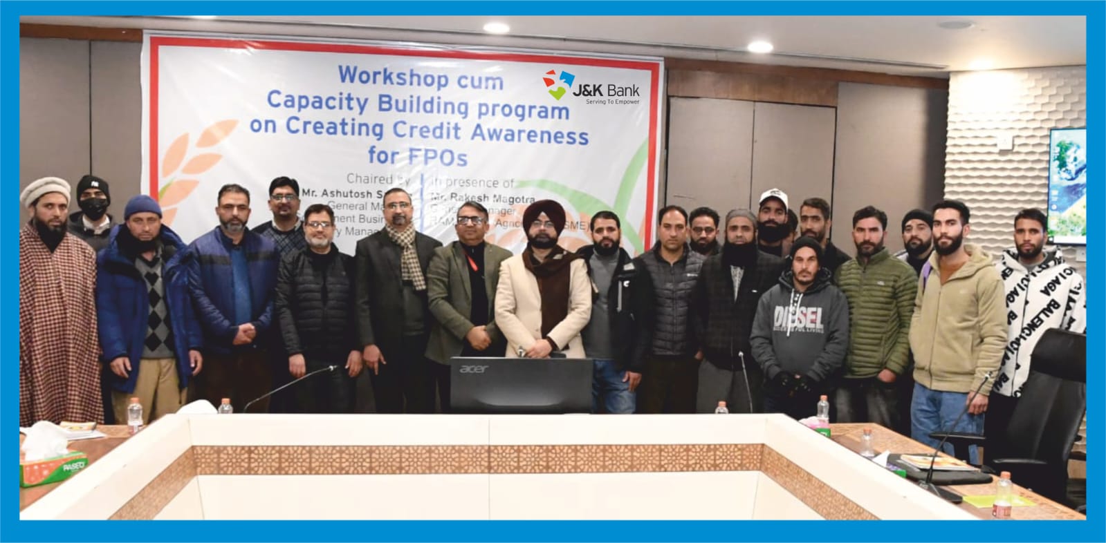 J&K Bank conducts Workshop-cum-Capacity Building Programme for FPO…