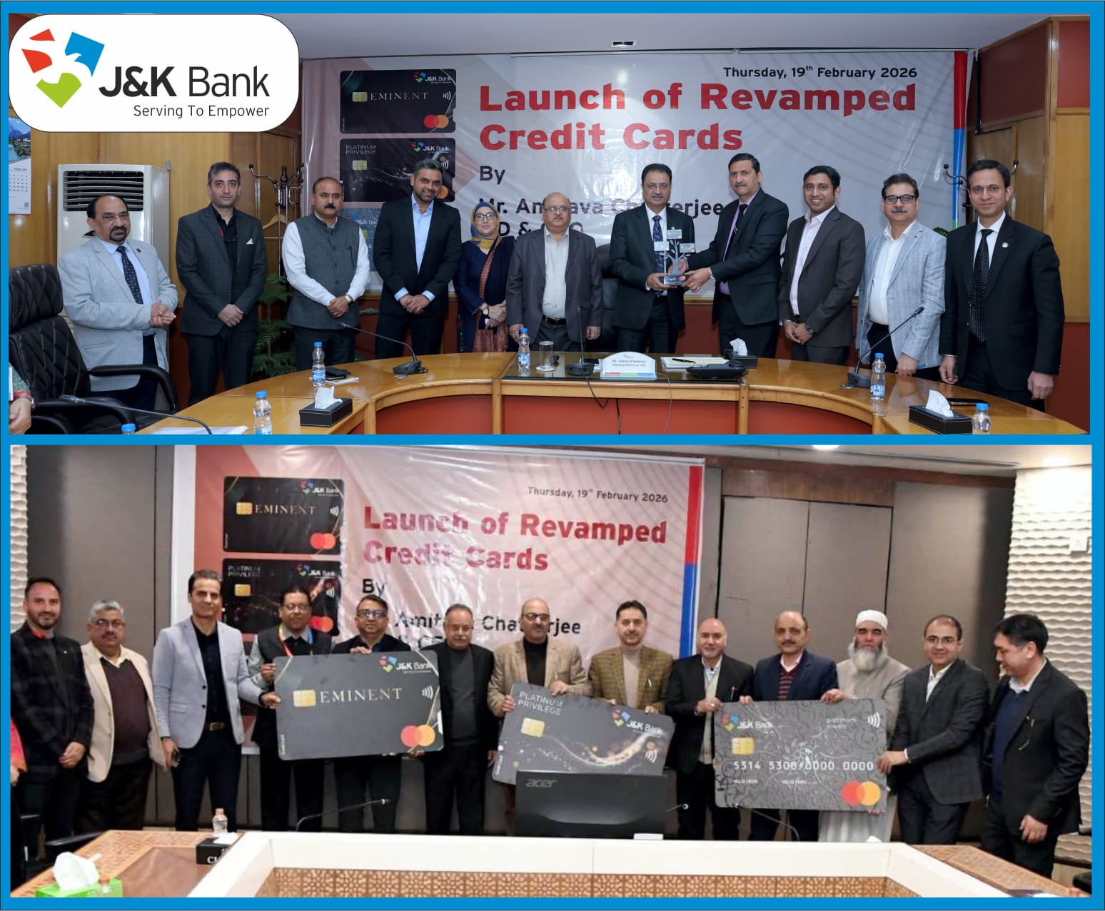 J&K Bank rolls out revamped Credit Card suite Part of our endeavo… J&K Bank rolls out revamped Credit Card suite Part of our endeavo…