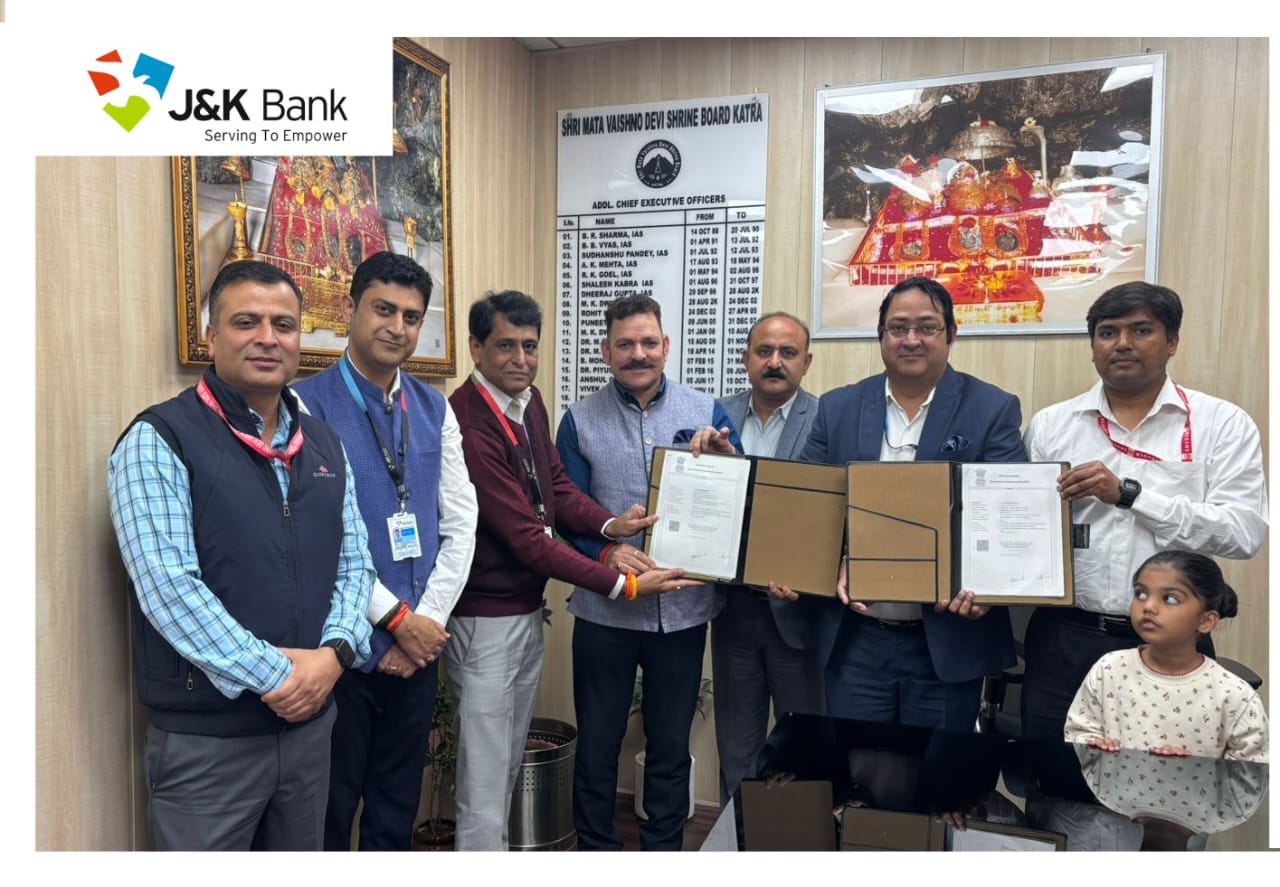 J&K Bank strengthens relationship with Shri Mata Vaishno Devi Shri… J&K Bank strengthens relationship with Shri Mata Vaishno Devi Shri…