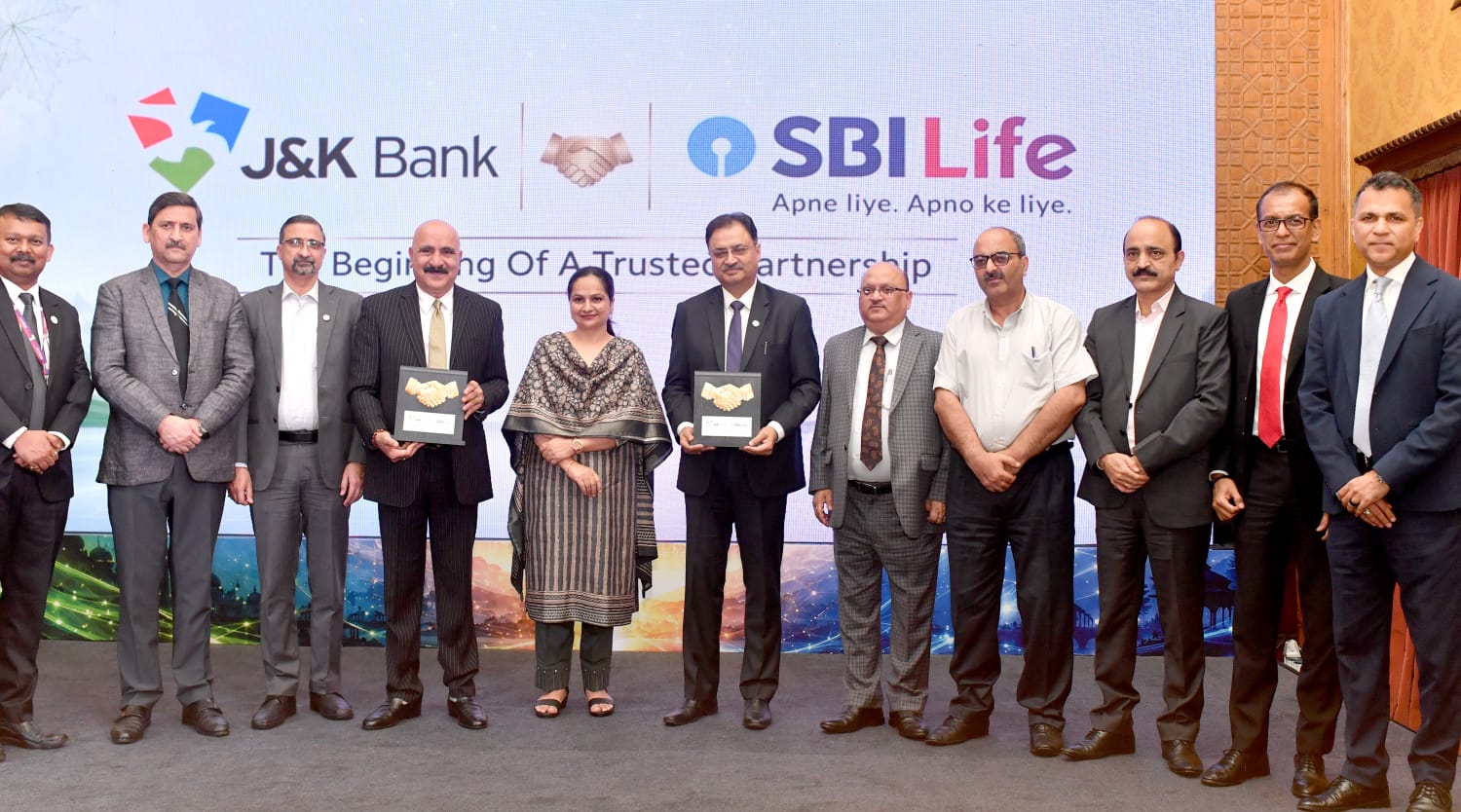 J&K Bank partners with SBI Life to expand life insurance offerings    Tie-up to provide customers with a wider choice of protection, savings, retirement, and child-focused solutions